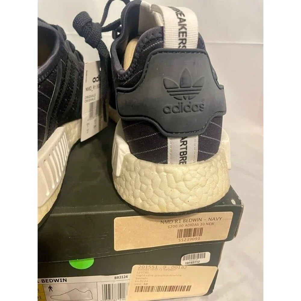adidas NMD R1 x Bedwin & The Heartbreakers – Black – Men’s 10 NEW (yellowing)